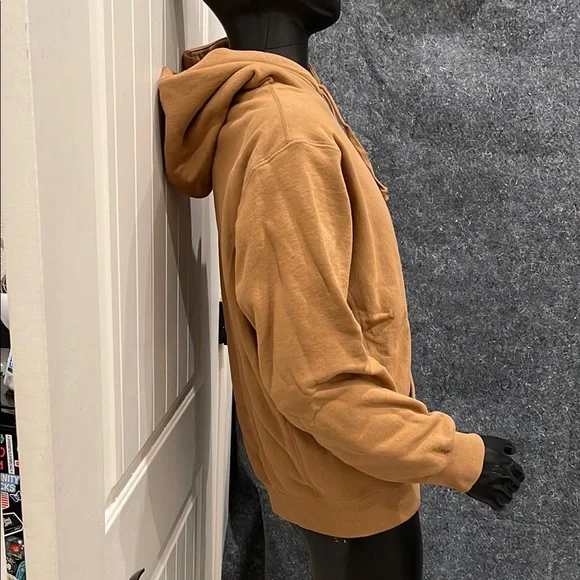 NEW Supreme S Logo Swarovski SMALL Brown Tan Long Sleeve Hoodie Pull Over Jacket